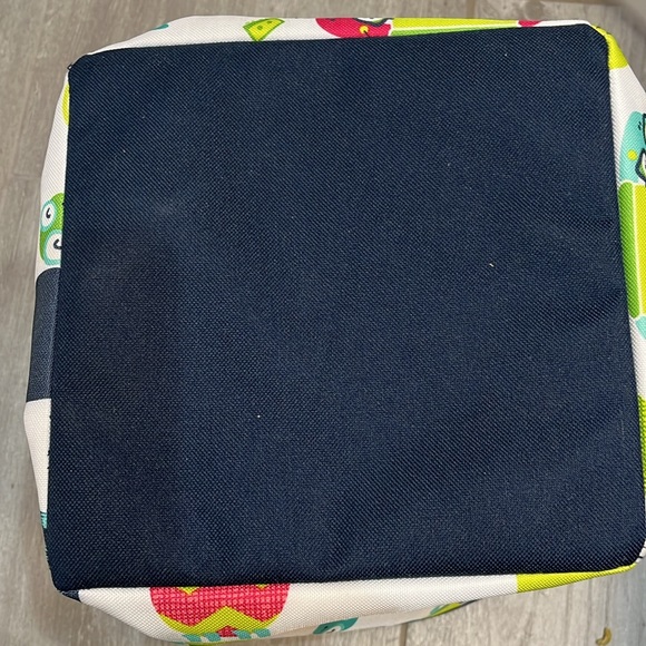 Thirty One Mini Storage Tote Bin W/ Handles in Topsy Turtles Print - Picture 6 of 6